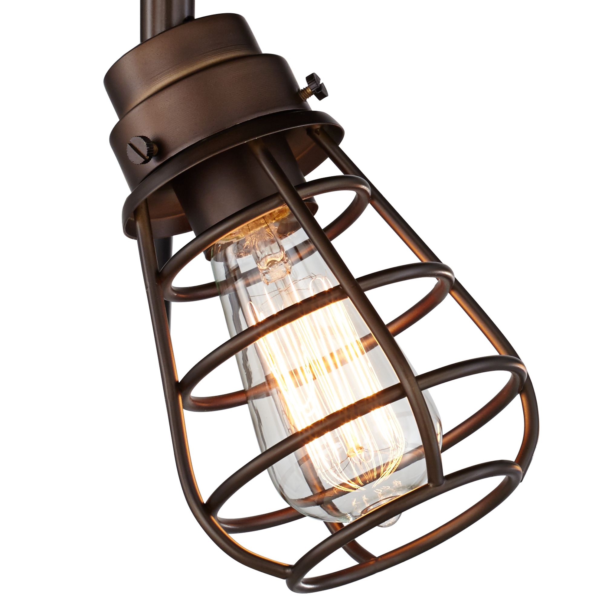 Pro Track Bendlin Industrial 4Light Bronze Track Fixture 8G640