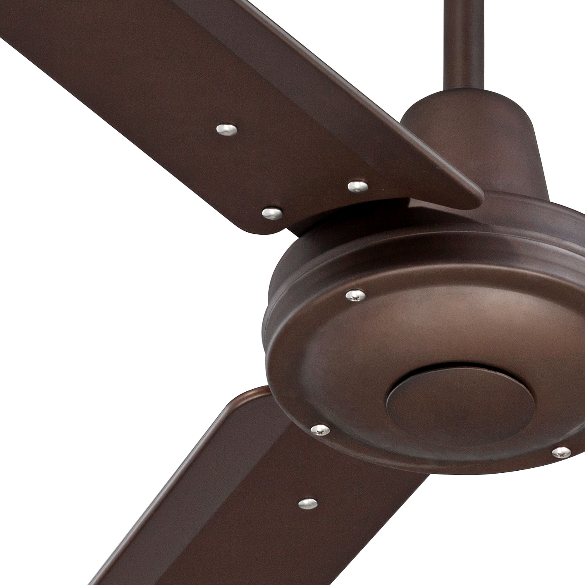 44" Plaza OilRubbed Bronze Damp Rated Ceiling Fan 8X468 Lamps Plus