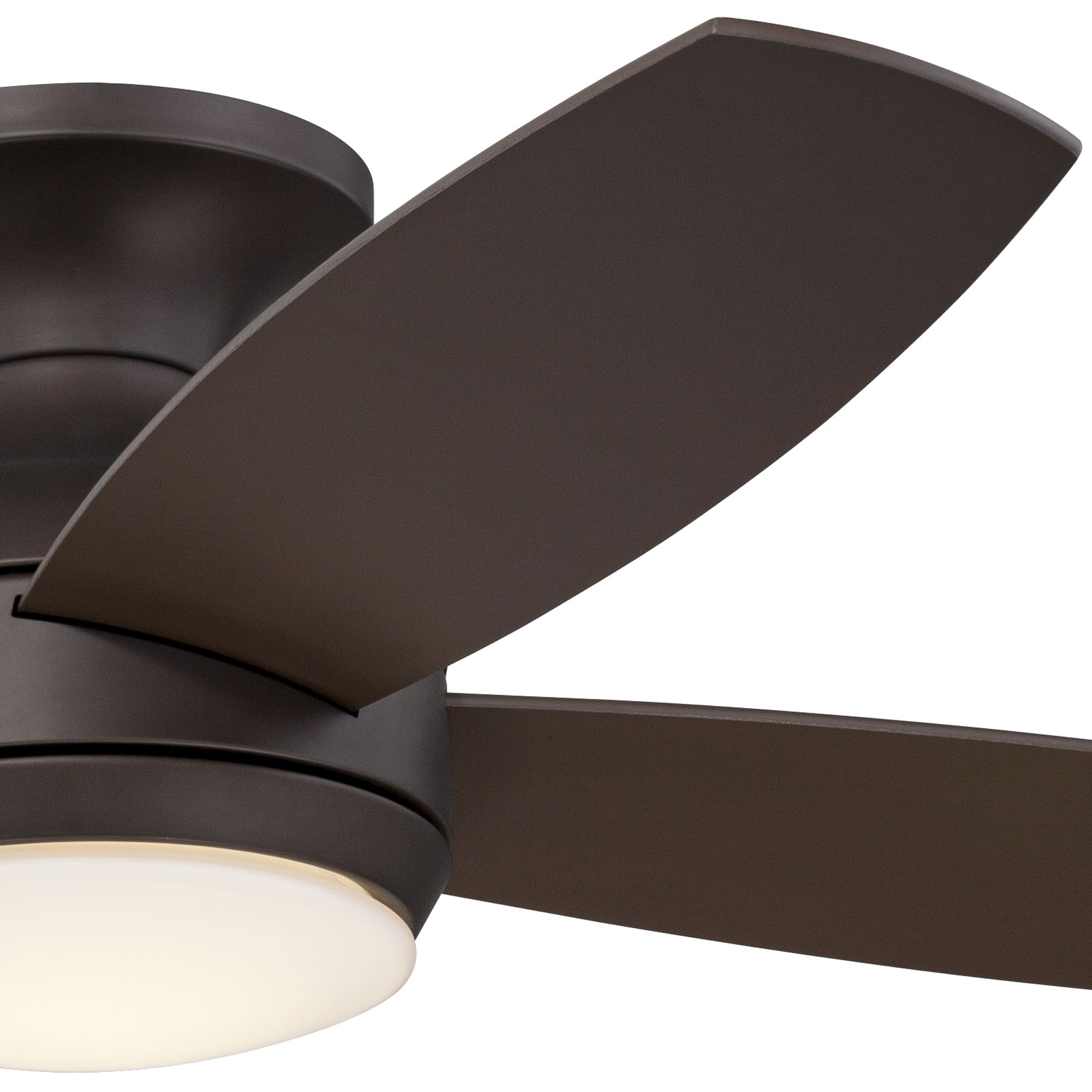 52" Casa Elite OilRubbed Bronze LED Hugger Ceiling Fan 8Y398