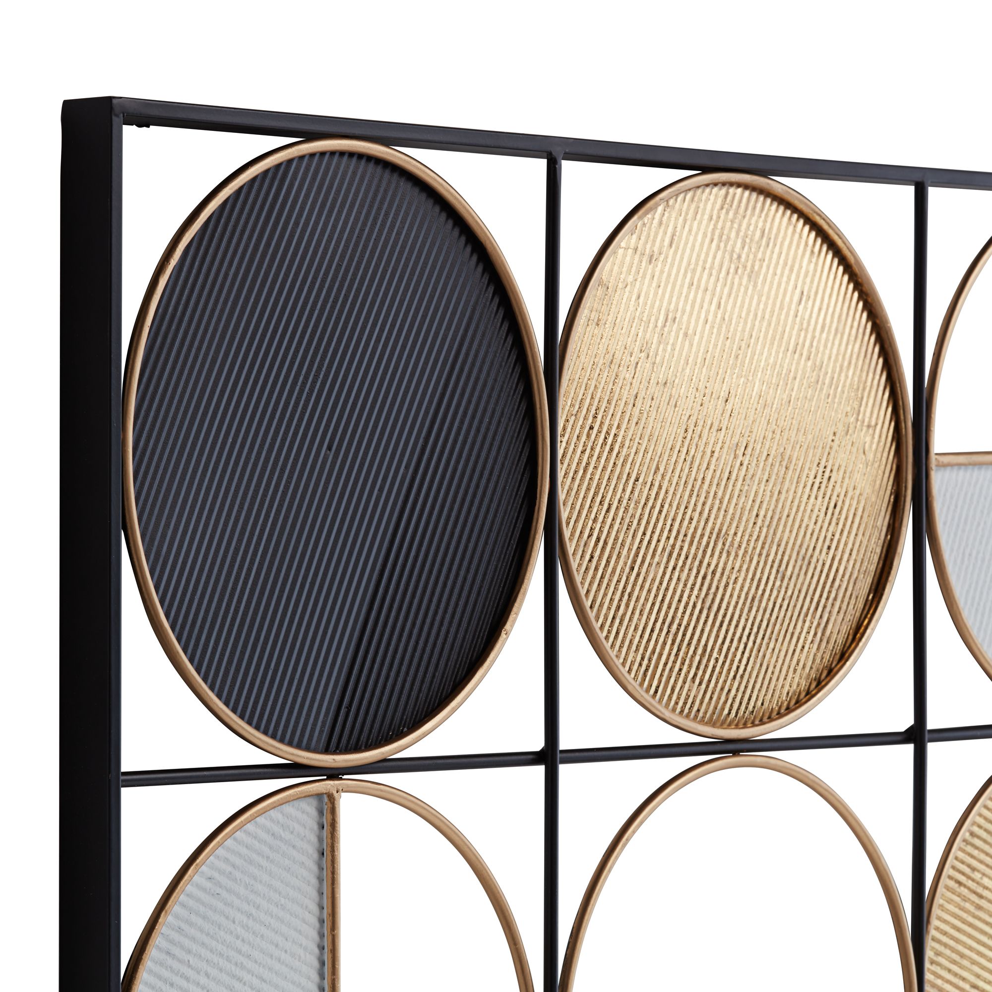 Half Circle 40" High MultiColor Metal Wall Art 91A67 Lamps Plus