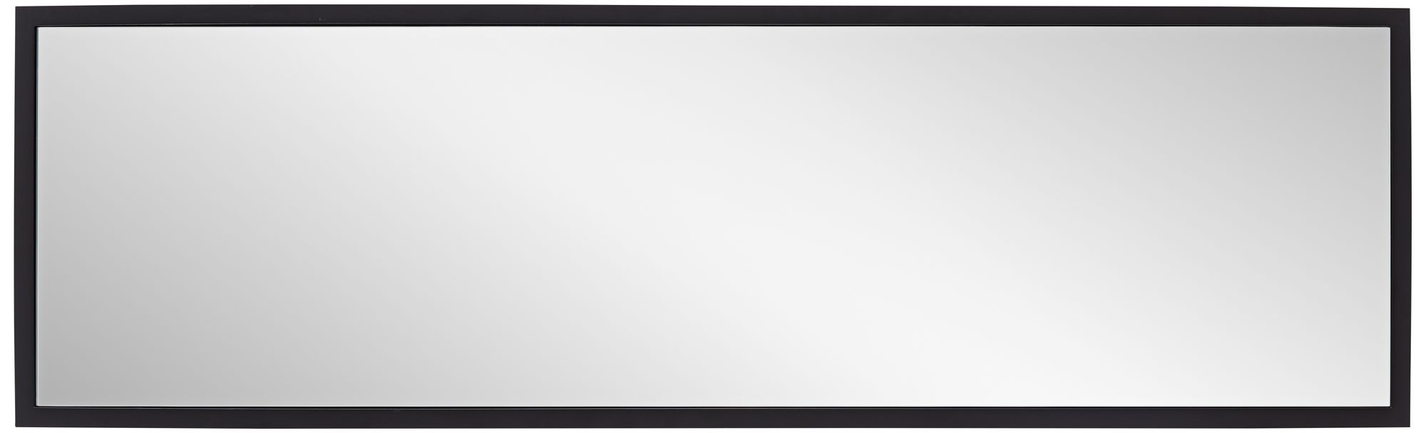 Eton Black 18" x 60" Rectangular Thin Framed Wall Mirror 94R76