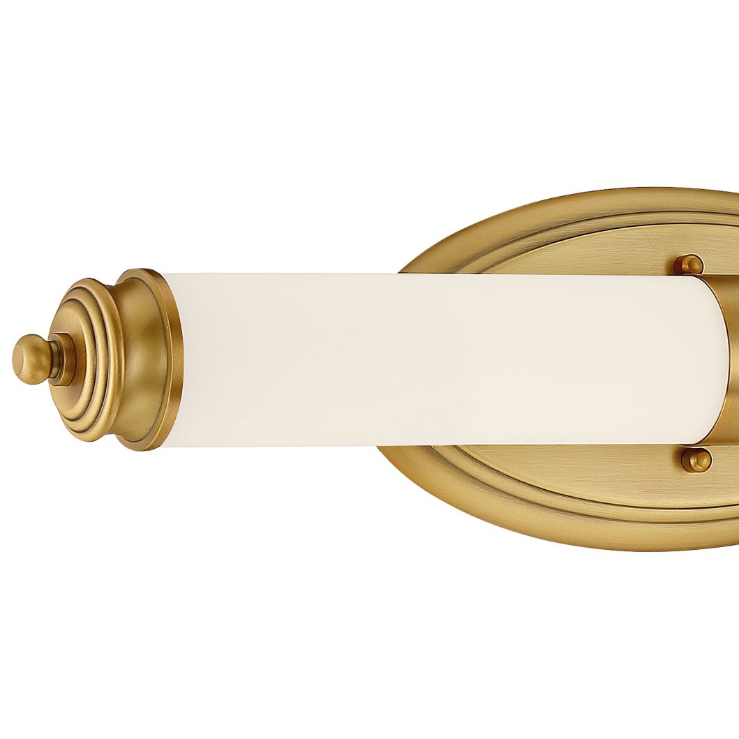 Madison 21 1/4" Wide Brushed Gold Metal Bar LED Bath Light 94X74