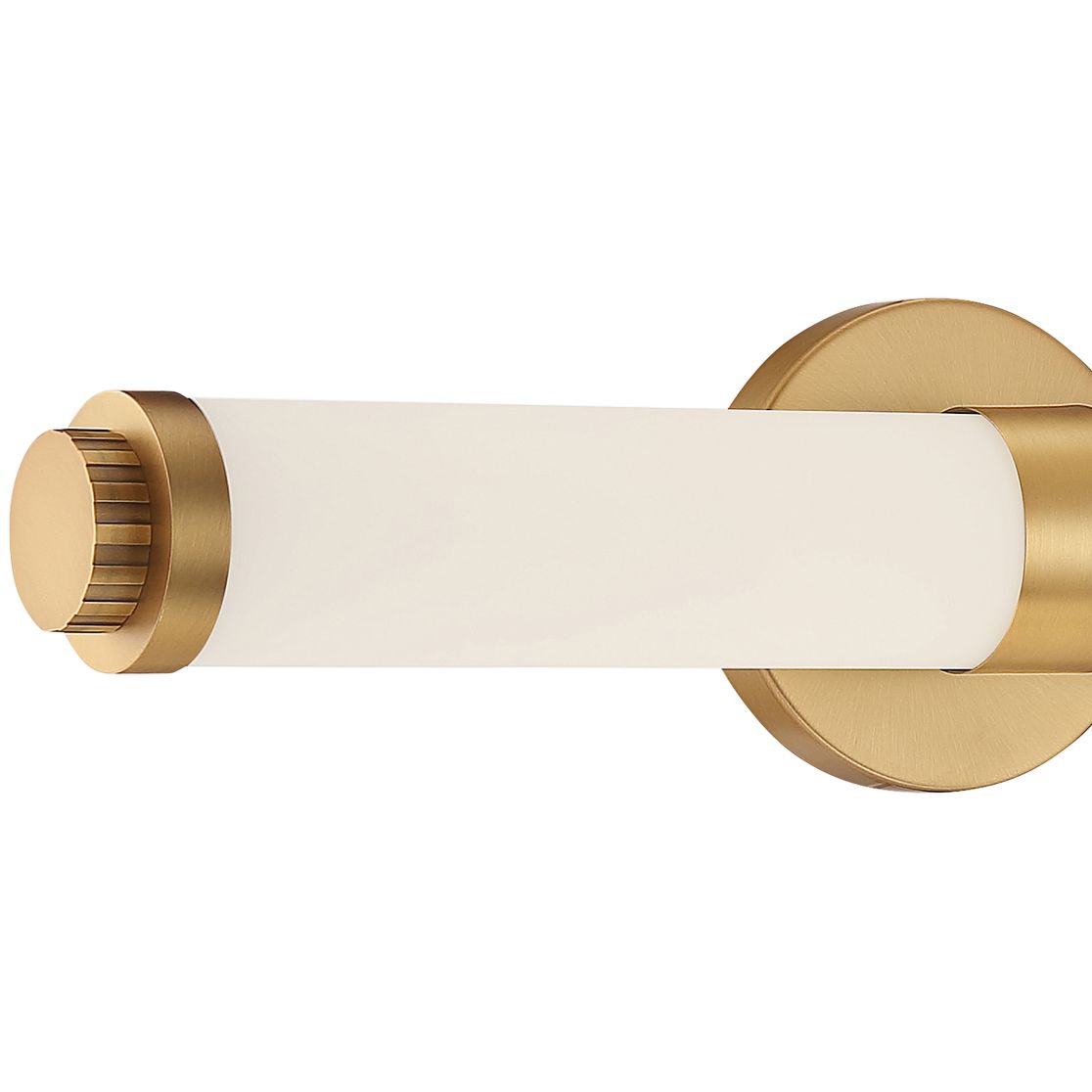 Aqua 19 1/4" Wide Brushed Gold Metal Bar LED Bath Light 94X82