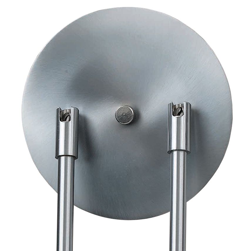 Serpentine 3Light Brushed Steel Adjustable Track Fixture 95T69