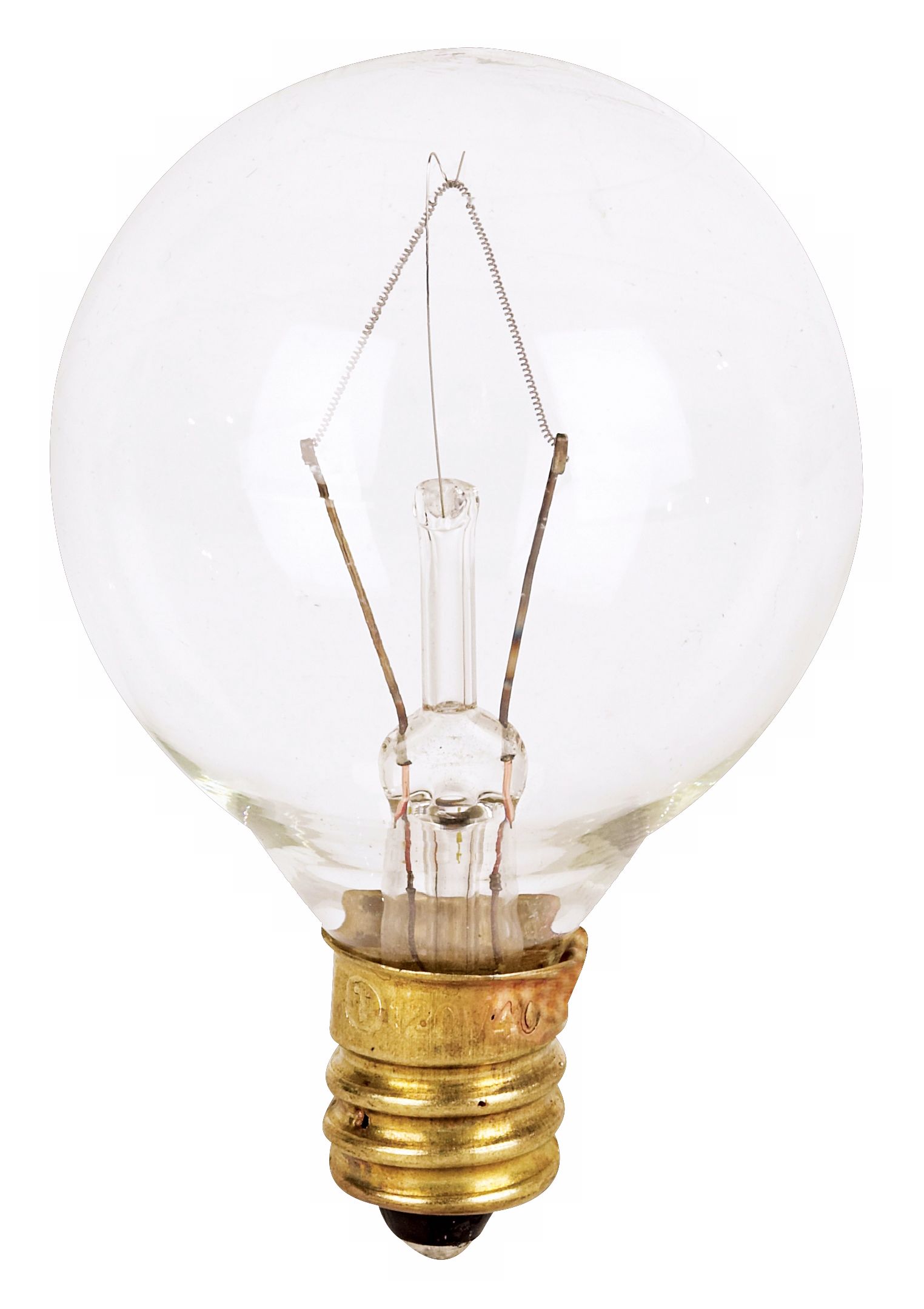 Tesler 40 Watt G12 1/2 Clear Candelabra Globe Light Bulb 96737