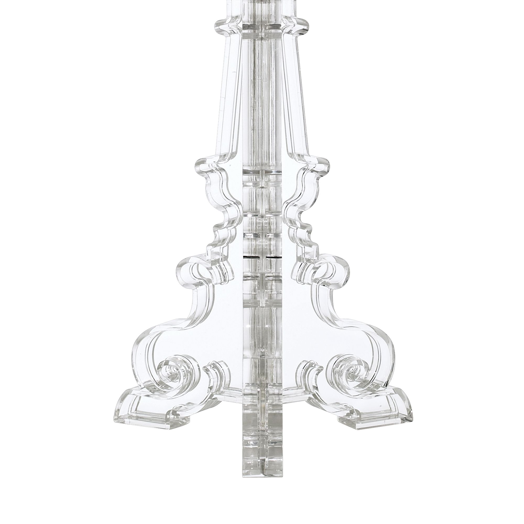 Baroque Clear Acrylic 20" High Accent Table Lamp 97645 Lamps Plus