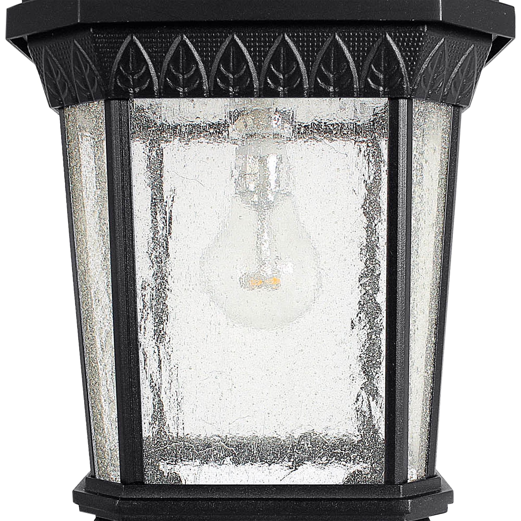 Colonial 16 1/2" High Black Solar LED Outdoor Post Light 99D14 Lamps Plus