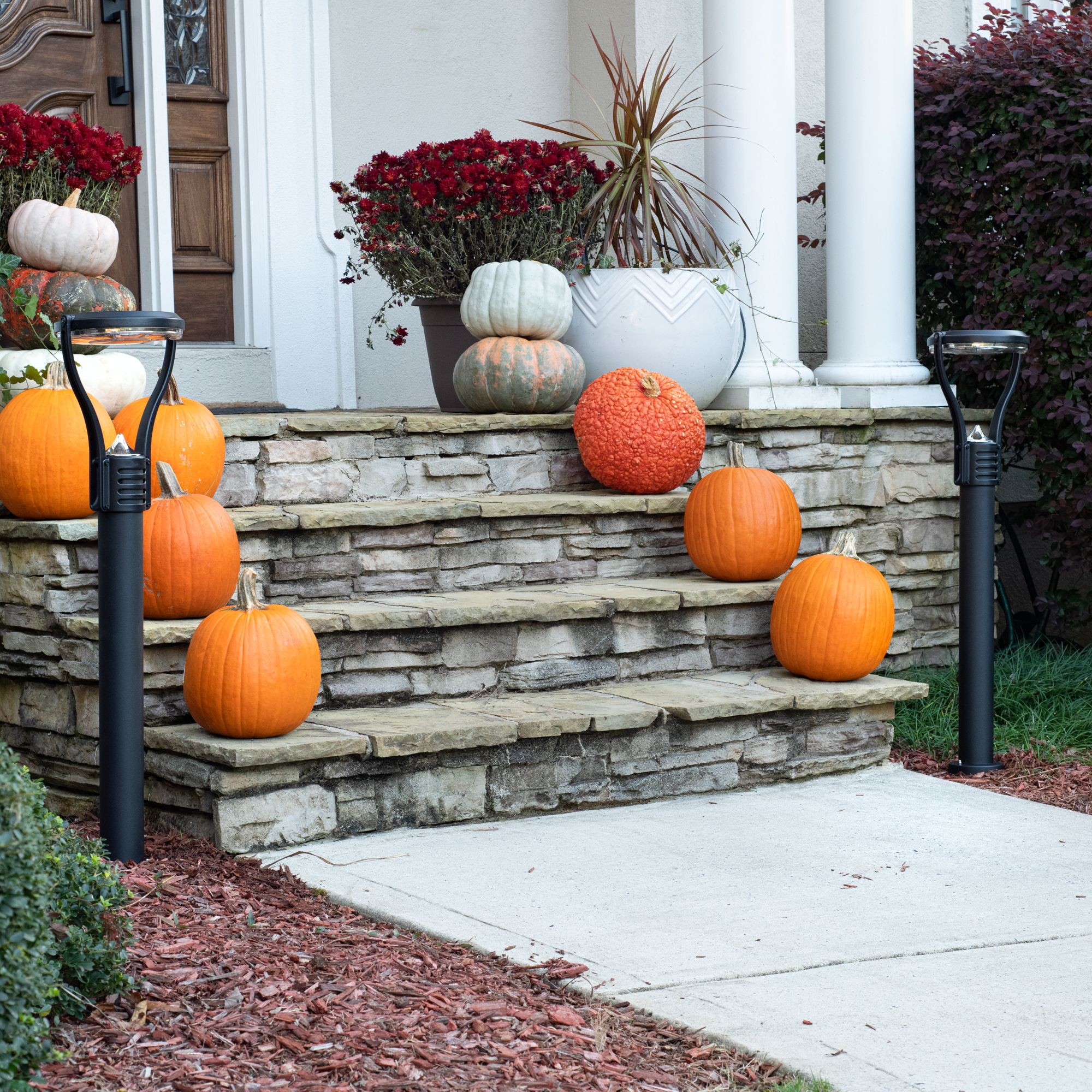 Malibu 13 1/4" High Black Solar LED Outdoor Post Light - #99G30 | Lamps