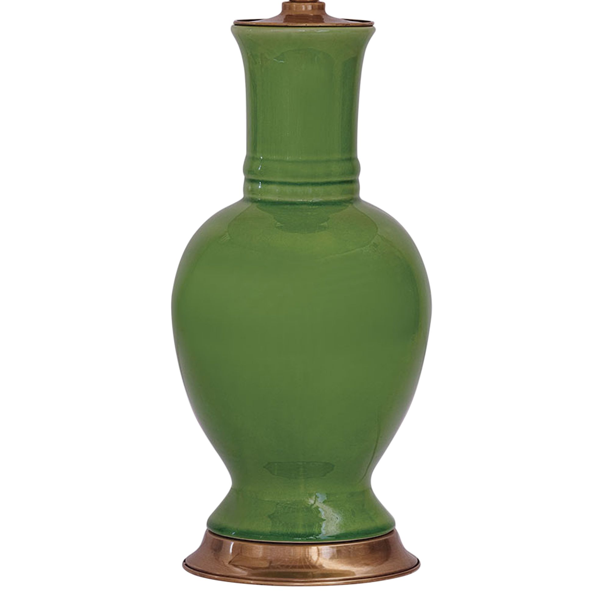 Port 68 Westport Rich Apple Green Porcelain Vase Table Lamp 99K33