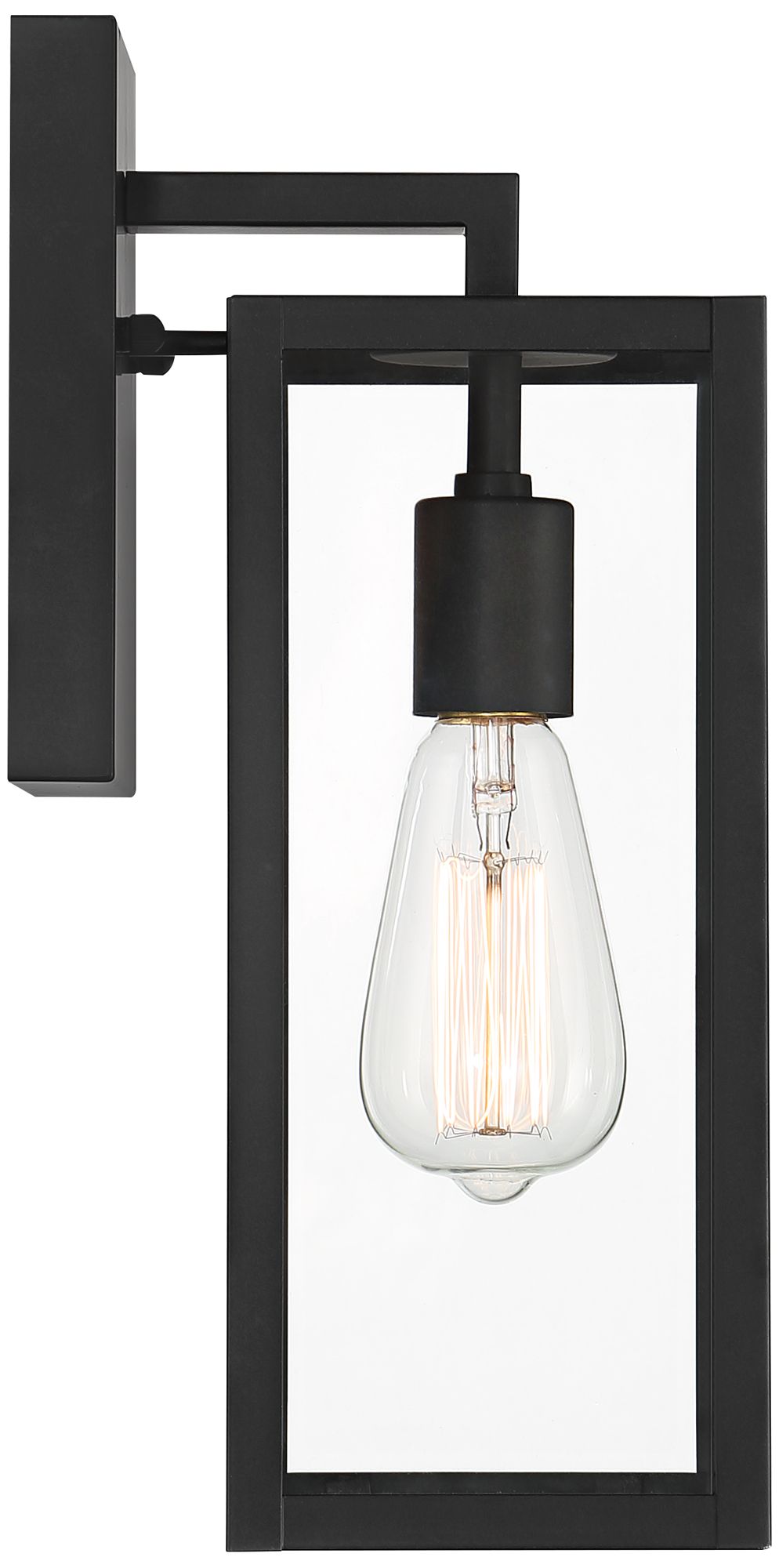 Titan 14 1/8" High Mystic Black Outdoor Wall Light 99W40 Lamps Plus