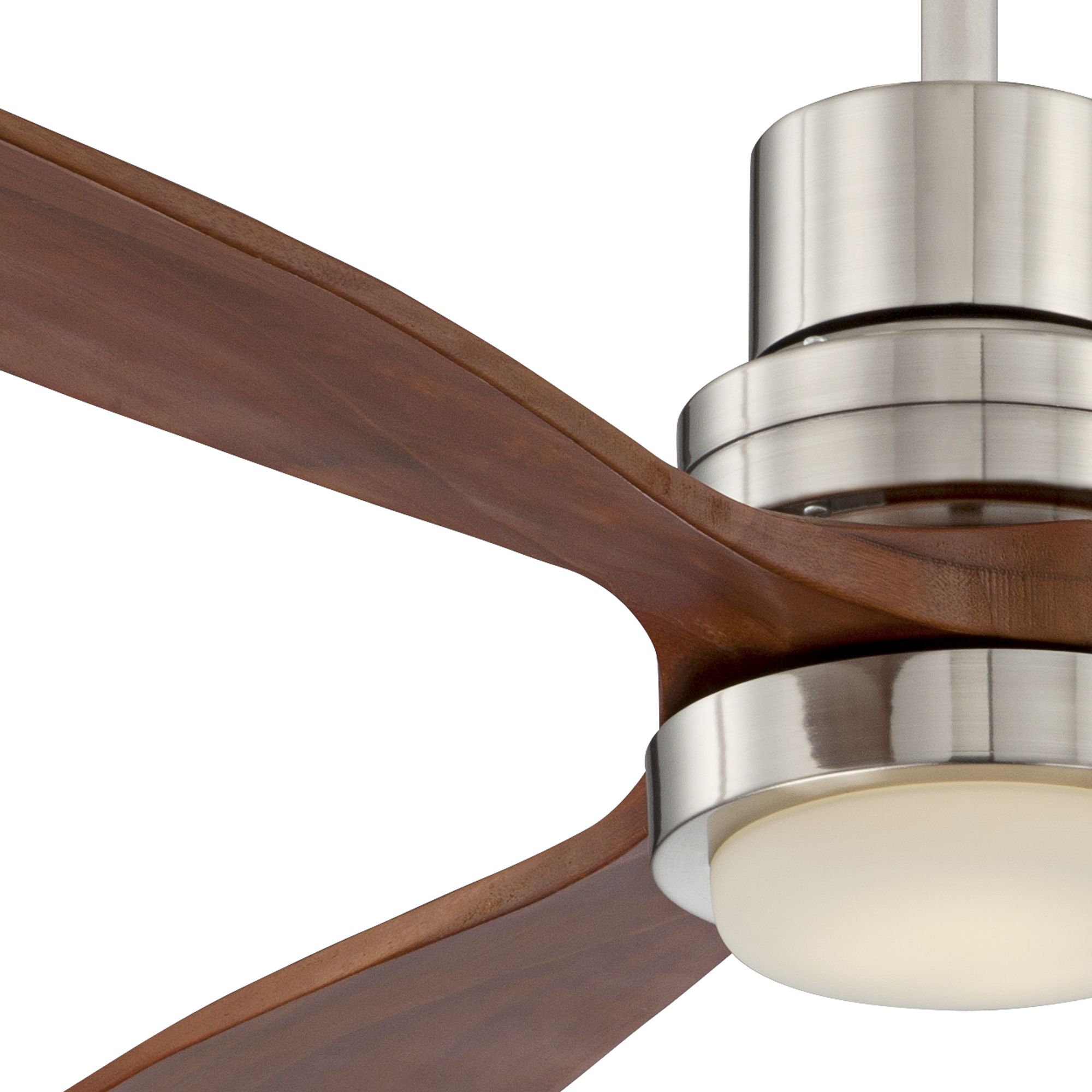 52" Casa DeltaWing Brushed Nickel LED Ceiling Fan 9C733 Lamps Plus