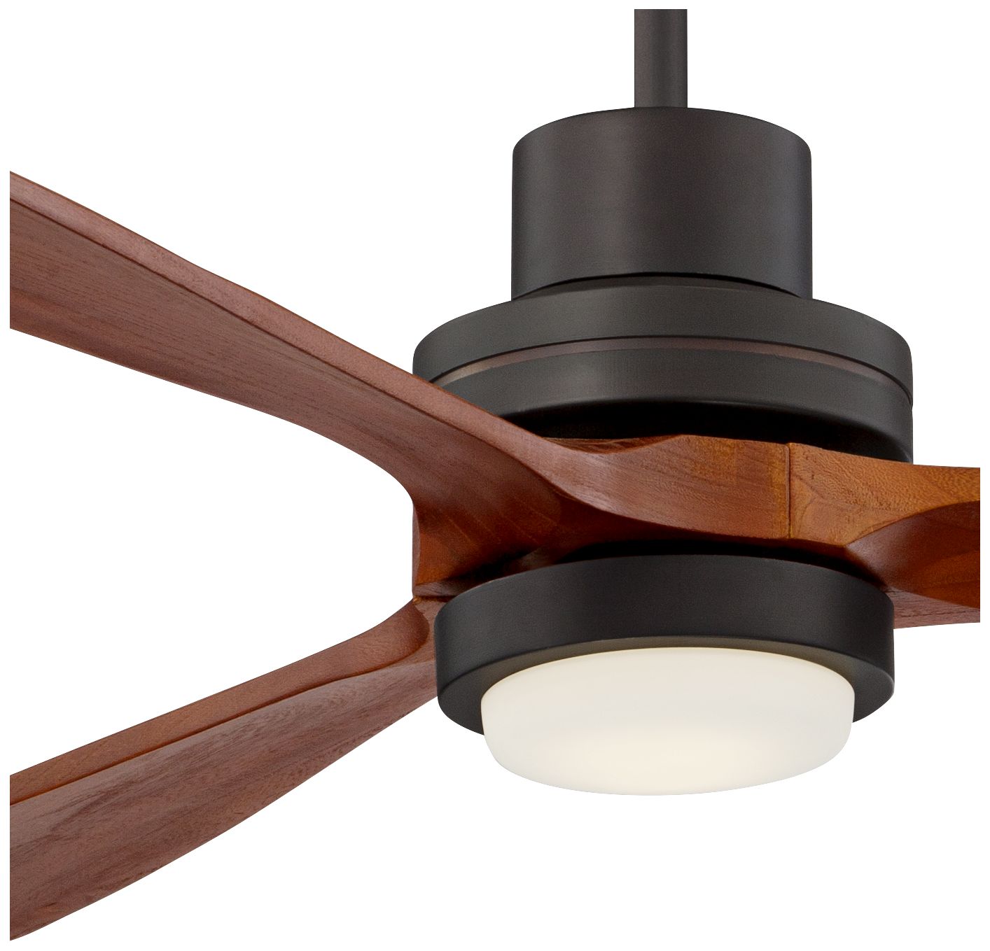 66" Casa DeltaWing XL Bronze LED Ceiling Fan 9C735 Lamps Plus