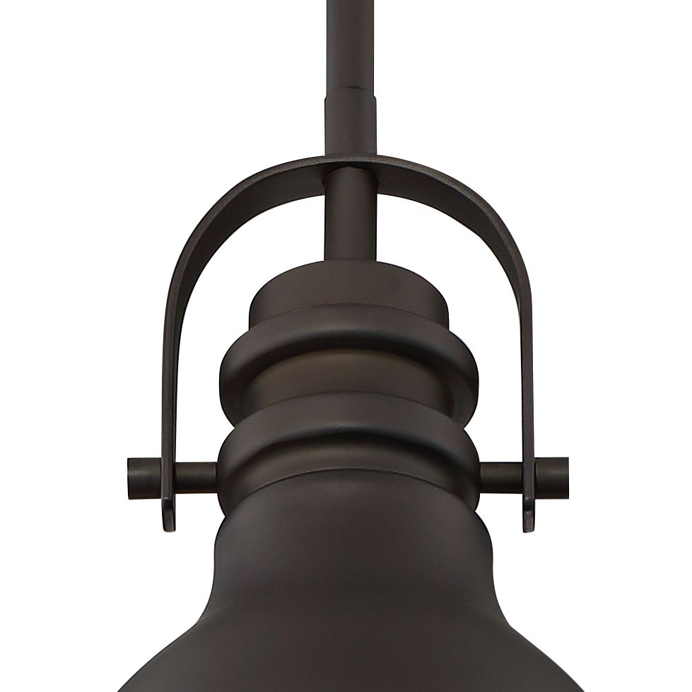 Verndale 6 1/2" Wide Bronze Industrial Mini Pendant 9H257 Lamps Plus