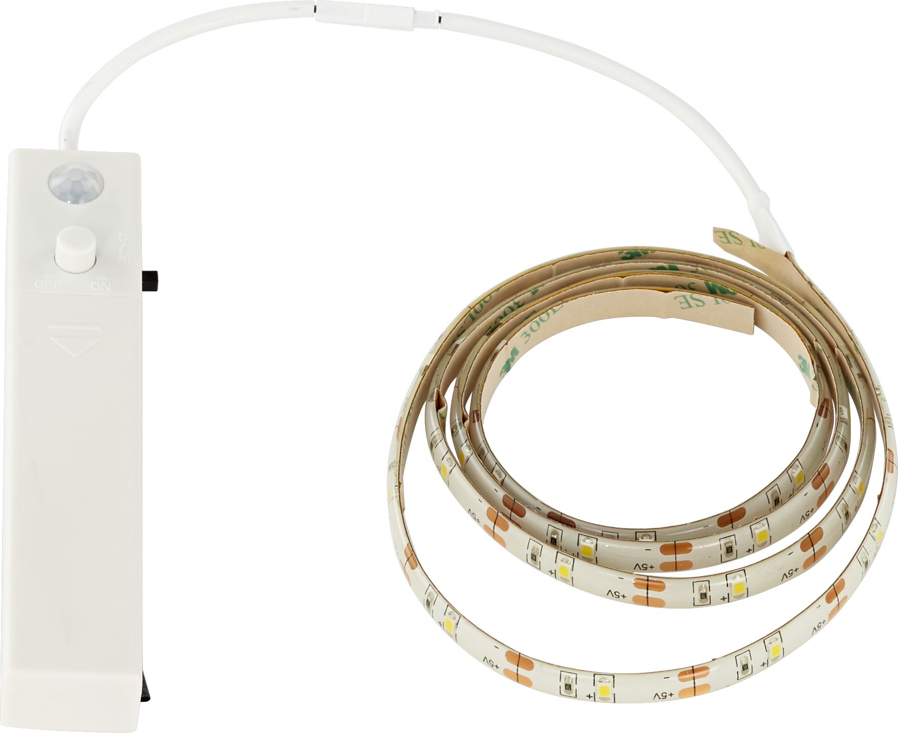 White Motion Sensor Battery Operated LED Tape Light 9Y767 Lamps Plus