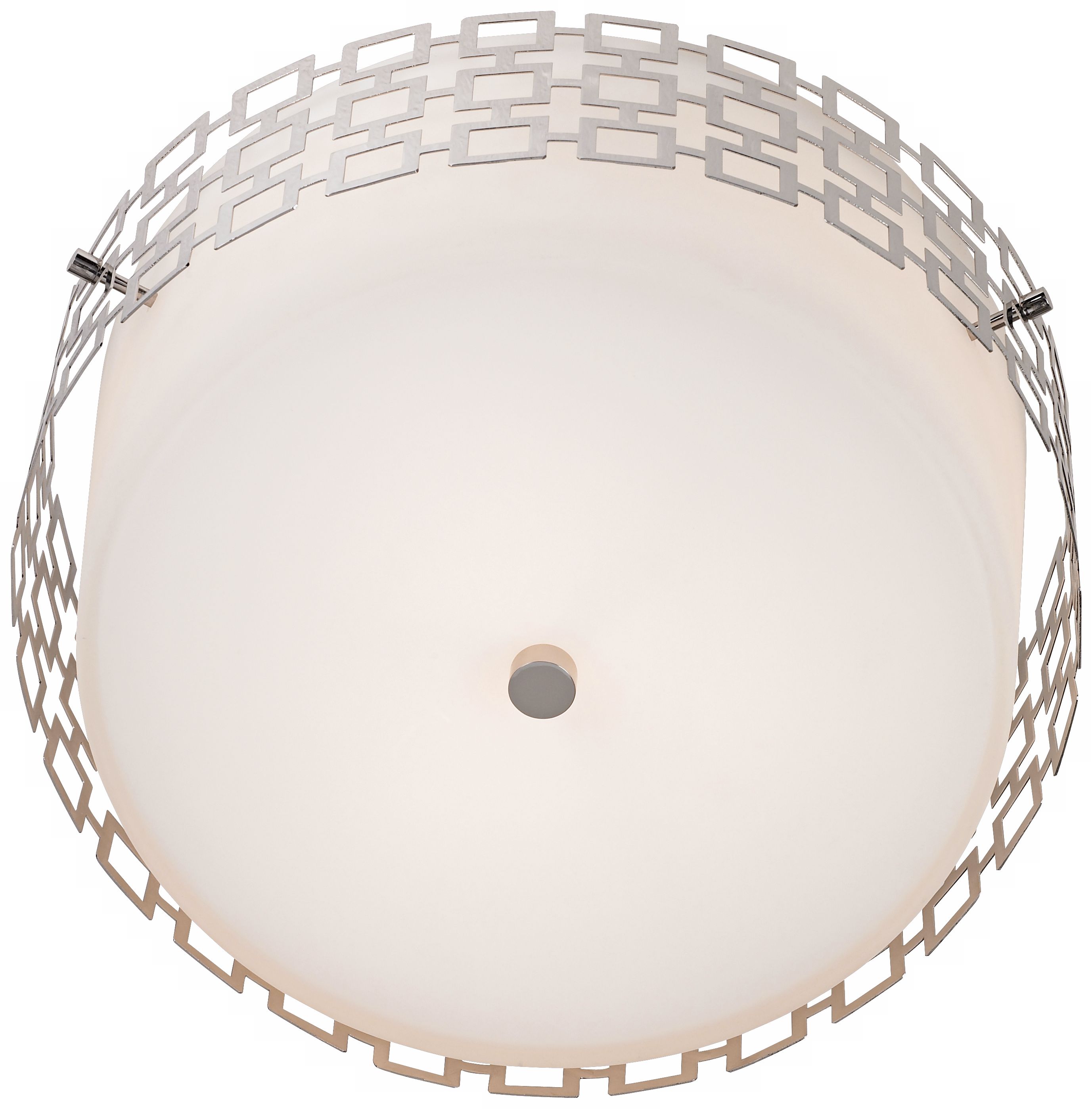 Jonathan Adler Parker 15 1/4" Wide Nickel Ceiling Light H0679