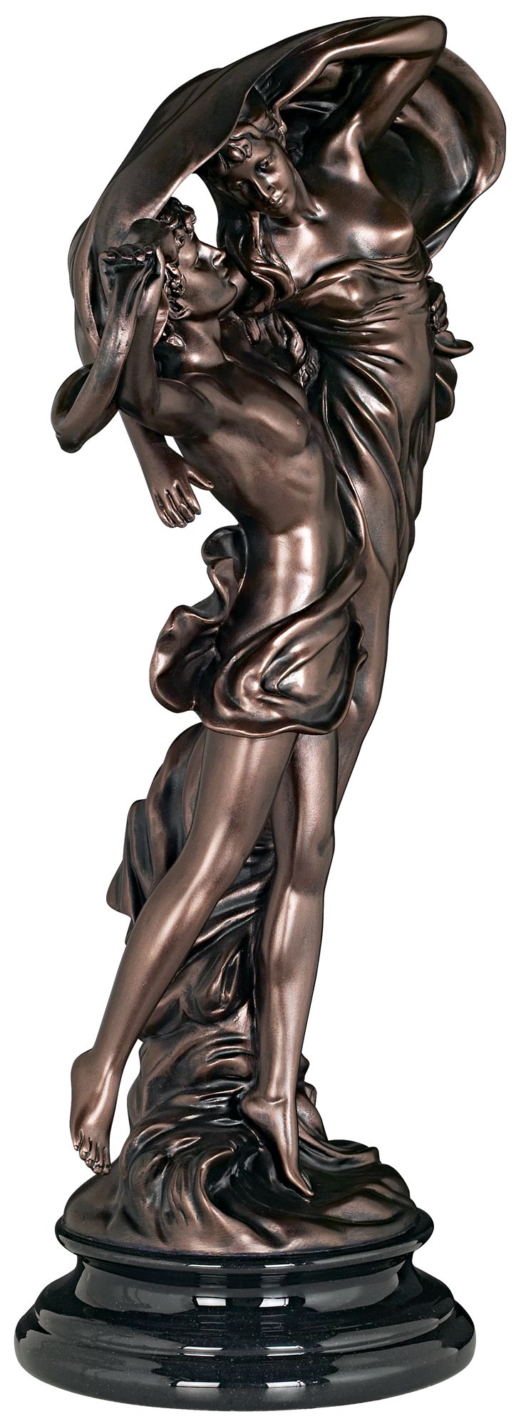 Floating Dancing Couple Bronze Finish 25 3/4" High Sculpture M0501