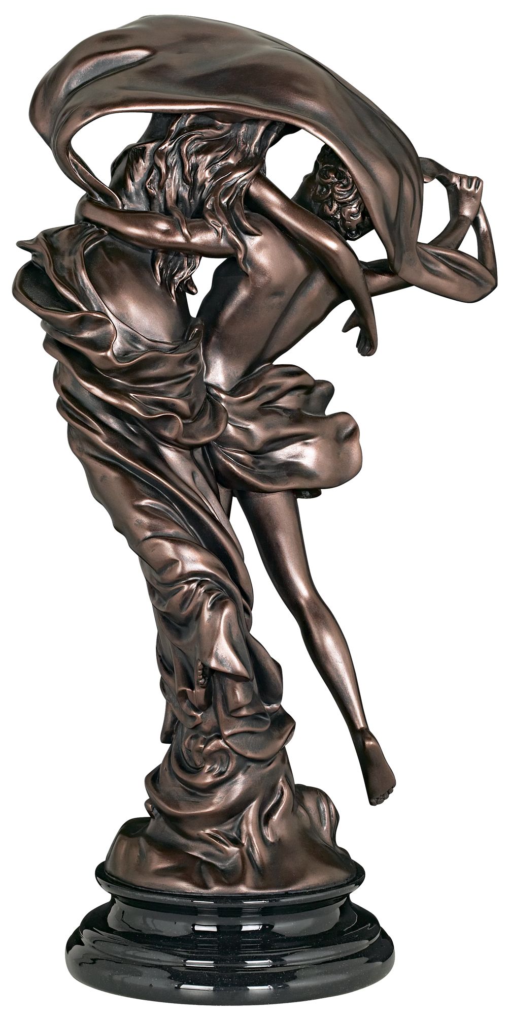 Floating Dancing Couple Bronze Finish 25 3/4" High Sculpture M0501