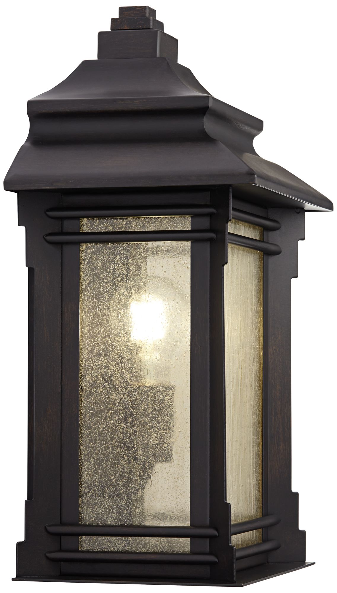 Hickory Point 16 1/2" High Bronze Outdoor Pocket Wall Light N8951