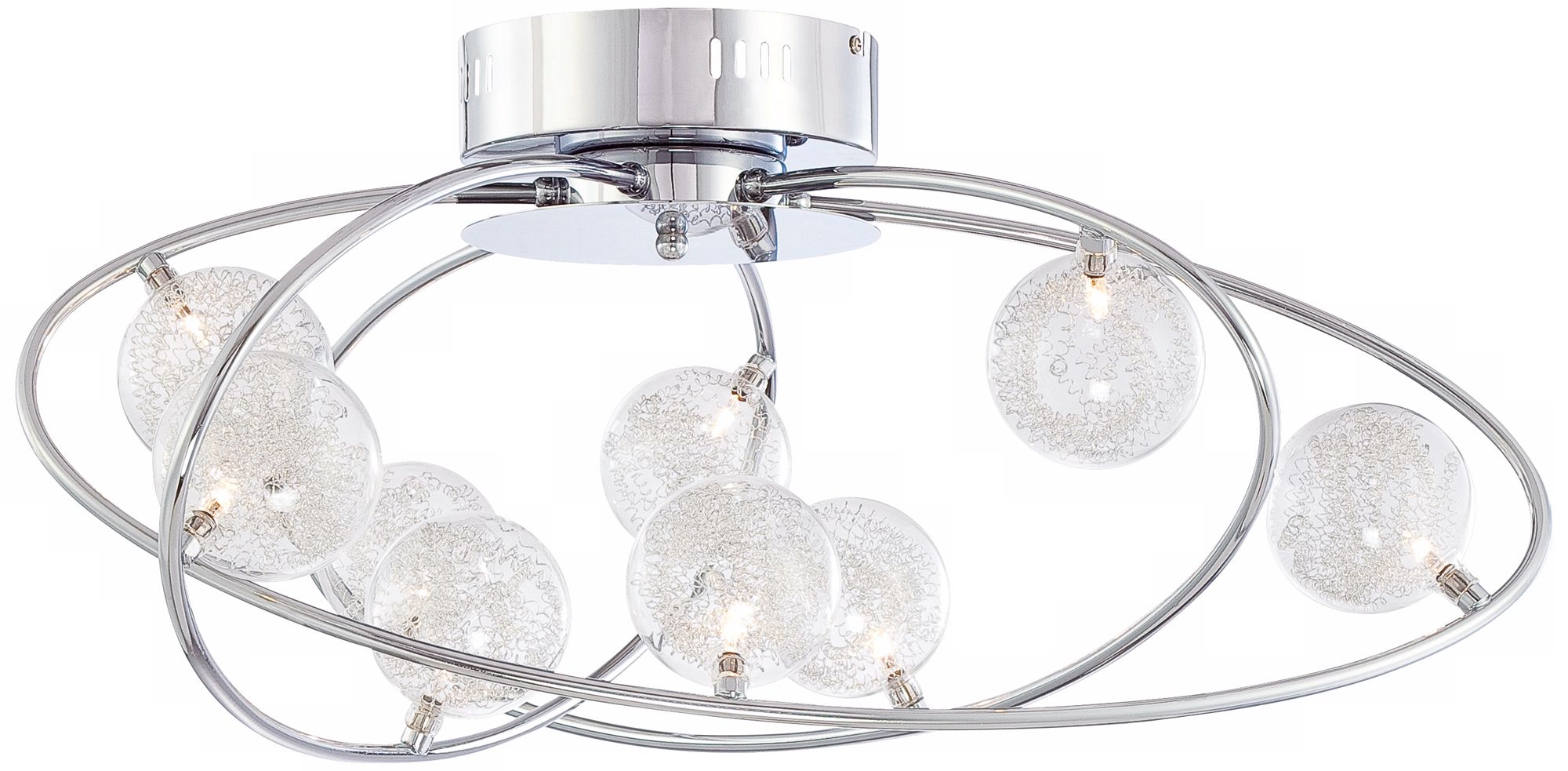 Possini Euro New Orbit Chrome 23 3/4" Wide Ceiling Light P0315