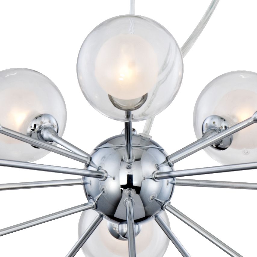 Possini Euro Spheres 30" Wide 15Light Sputnik Glass Pendant P4847