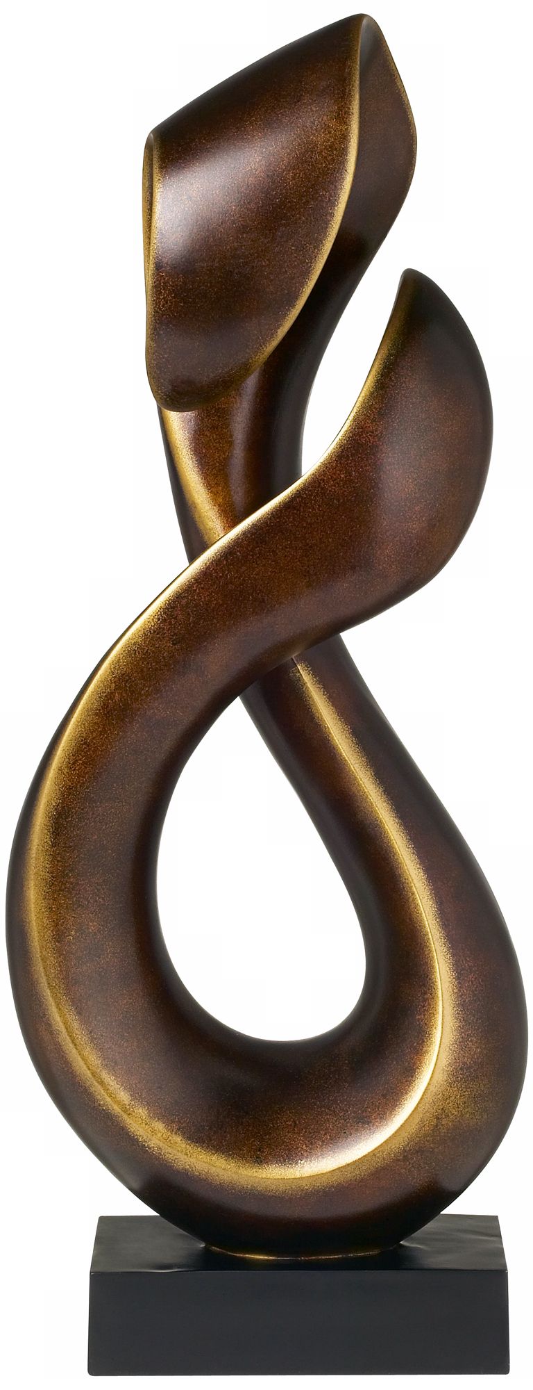 Open Infinity 26 1/4" High Dark Gold Finish Sculpture P6280 Lamps Plus