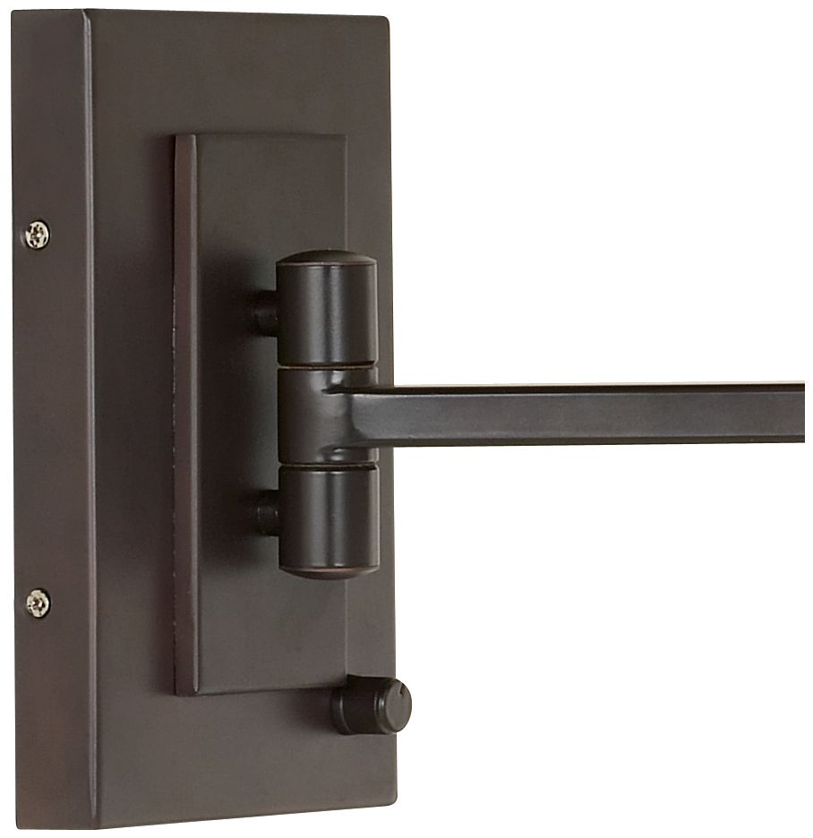 Easley Matte Bronze PlugIn Swing Arm Wall Lamp R4625 Lamps Plus