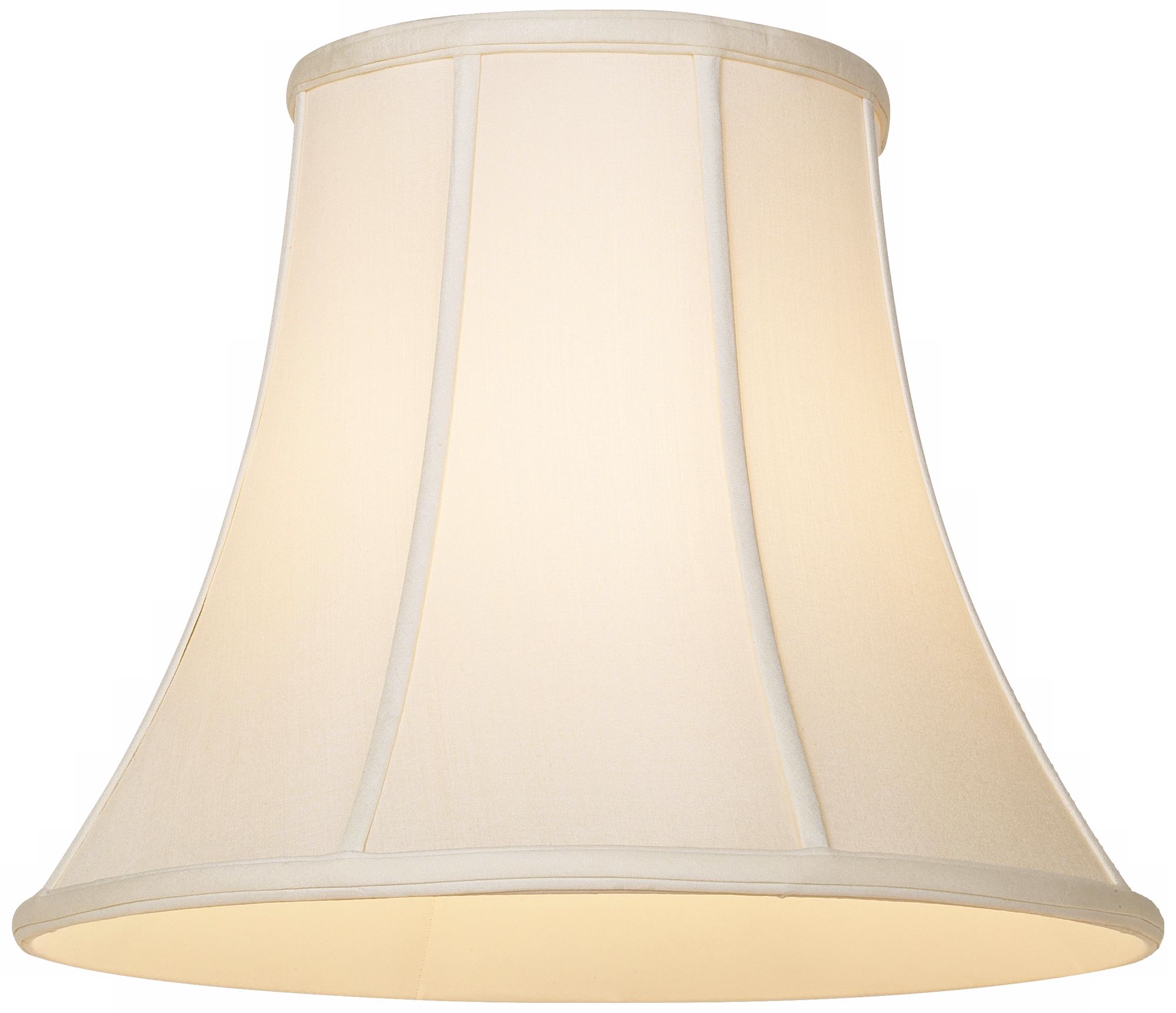Eggshell Silk Bell Lamp Shade 7.5x14x11.5 (Spider) 