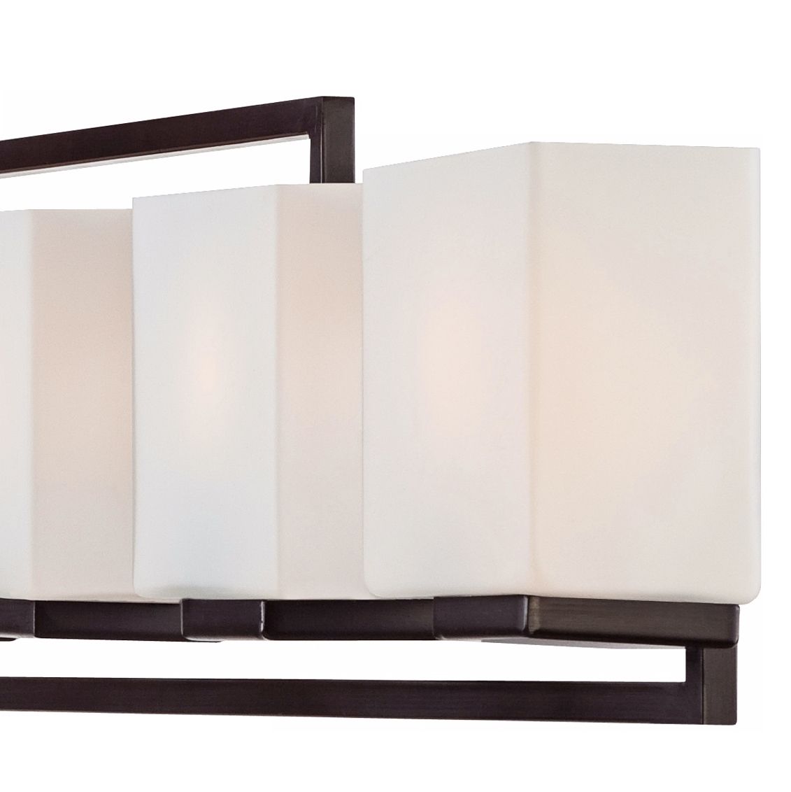 Lighting on the Square 45" Wide Bronze Bath Vanity Light U2498