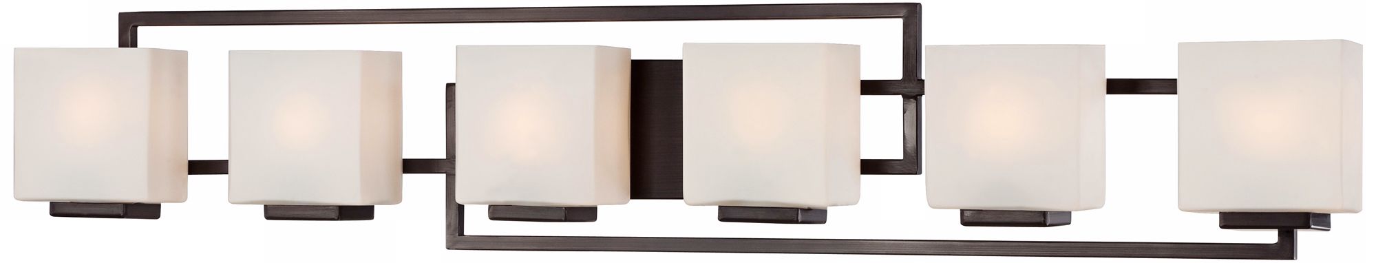 Lighting on the Square 45" Wide Bronze Bath Vanity Light U2498