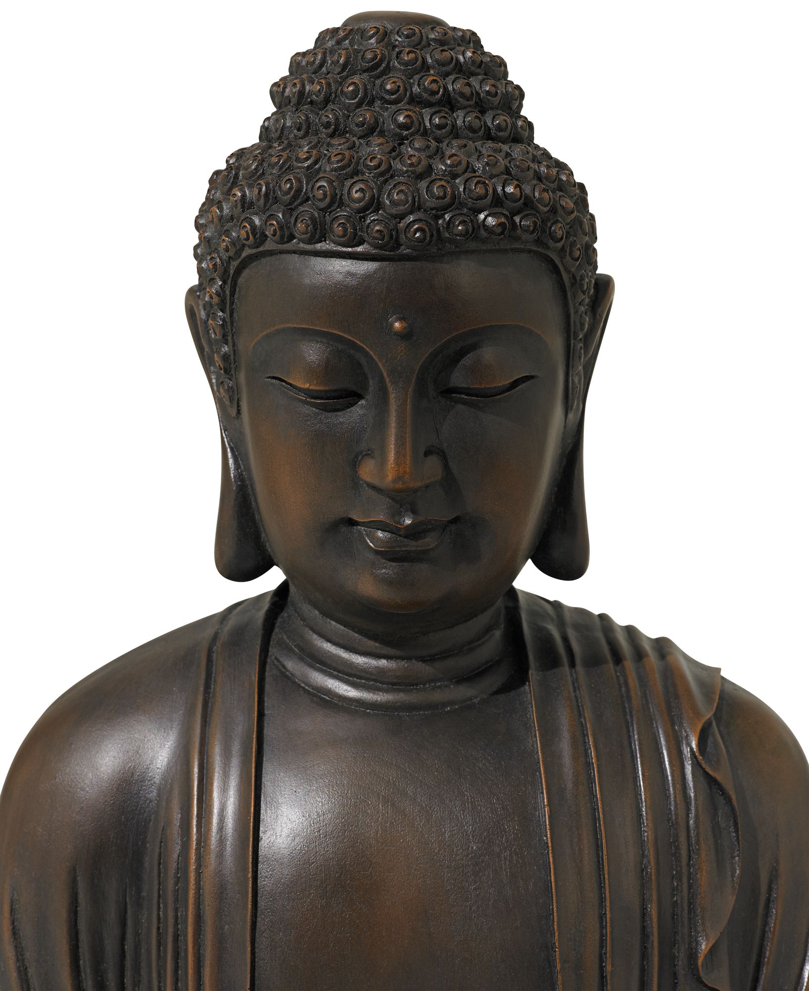 Meditating Bronze Seated 27 1/2" High Buddha Fountain V7990 Lamps Plus