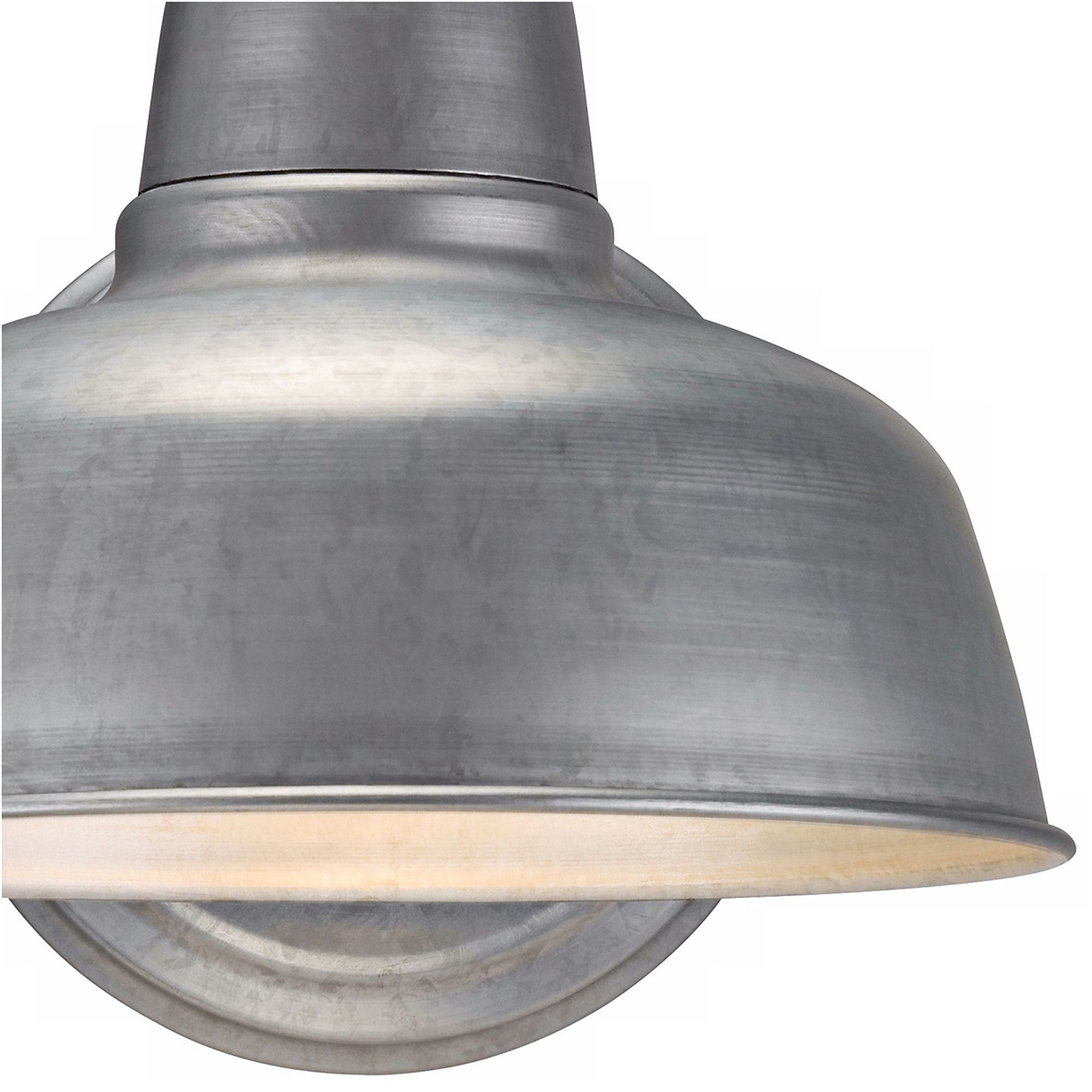 Urban Barn 11 1/4" High Galvanized IndoorOutdoor Wall Light W4595