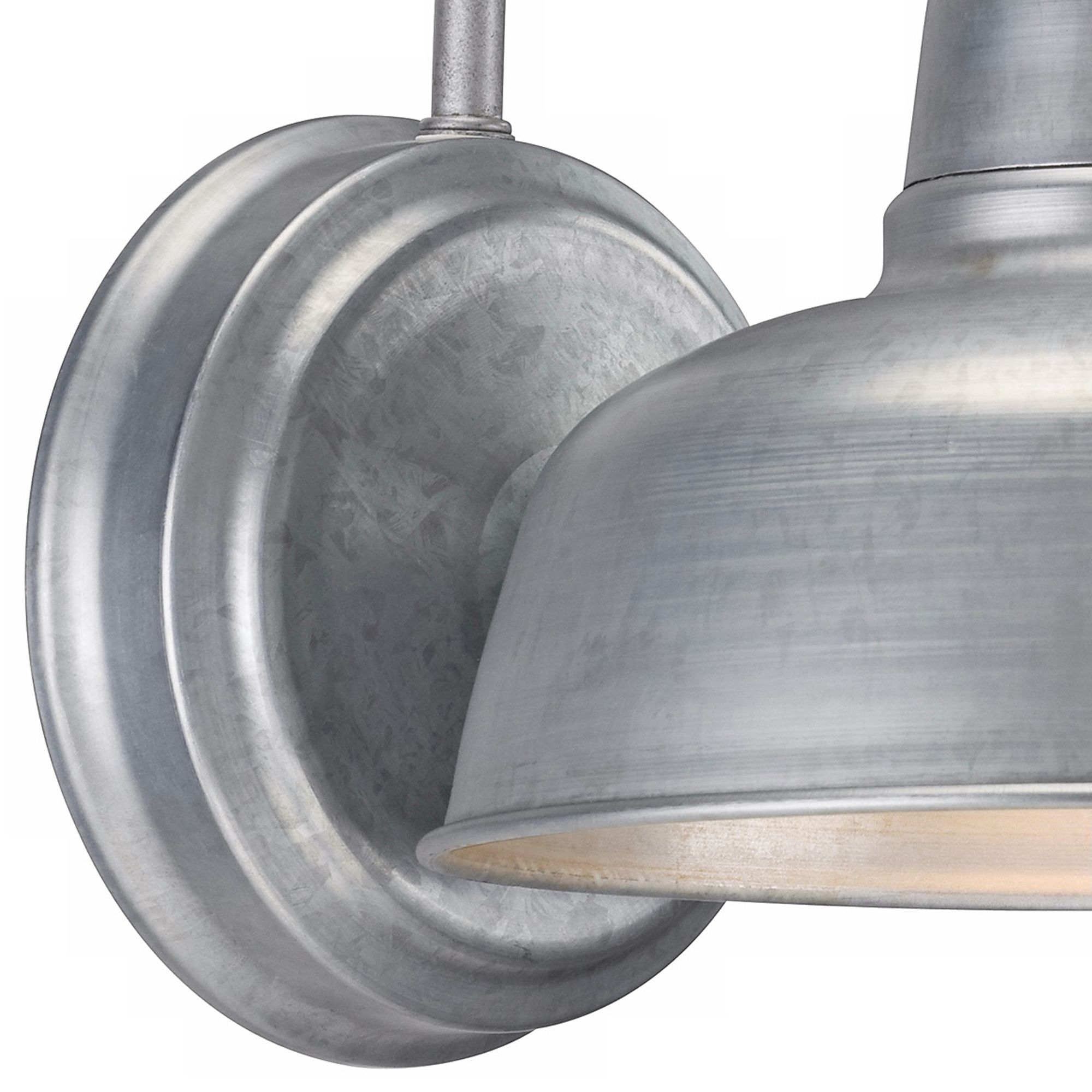 Urban Barn 11 1/4" High Galvanized IndoorOutdoor Wall Light W4595