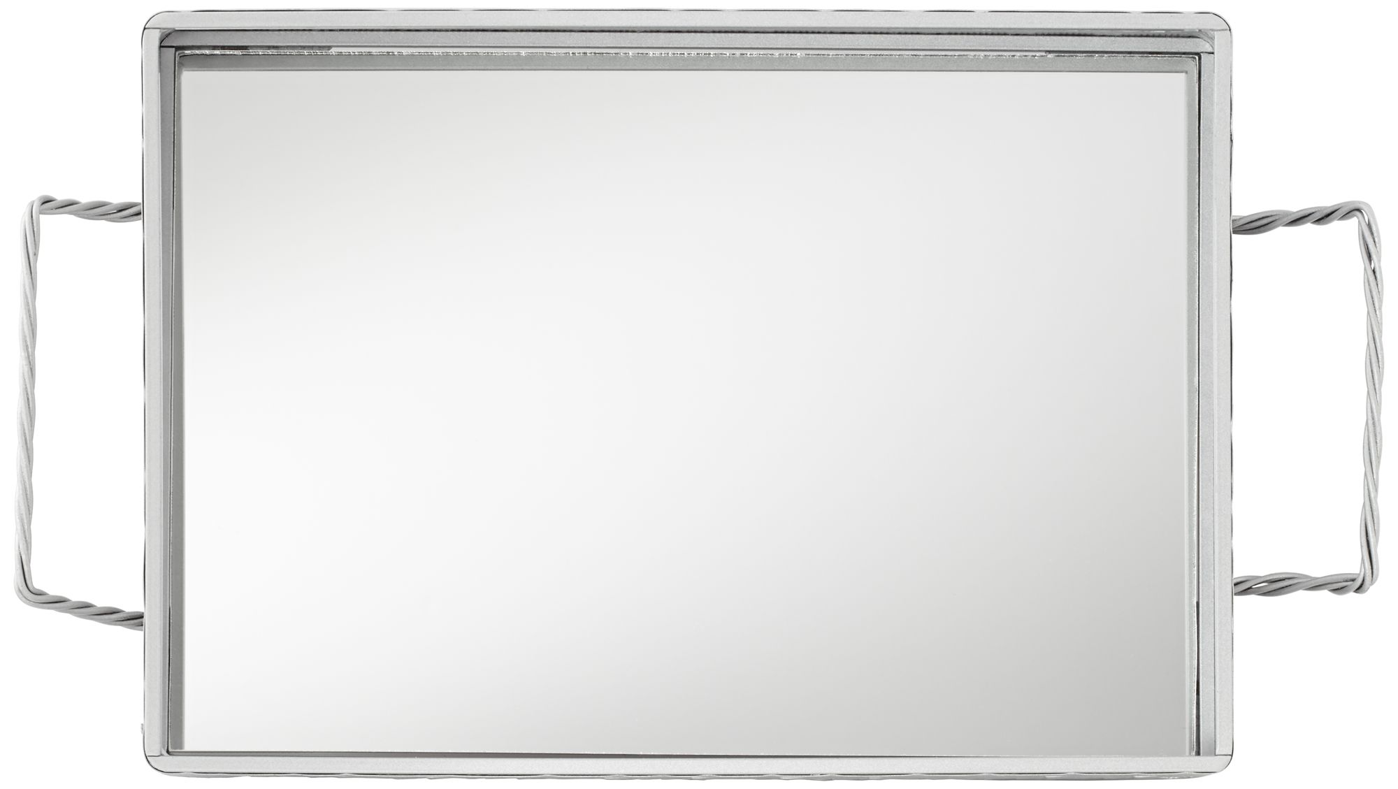 Alexis Silver Mirror Vanity Tray W9521 Lamps Plus
