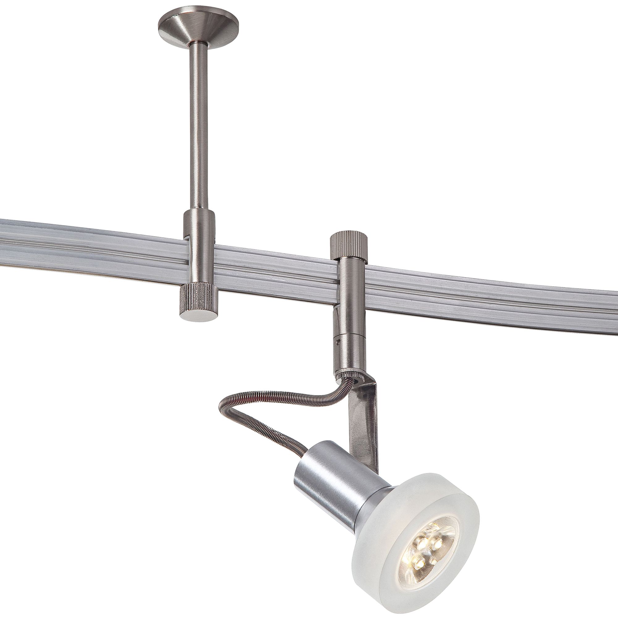Kovacs Silver Low Voltage LED Track Light Fixture X4807