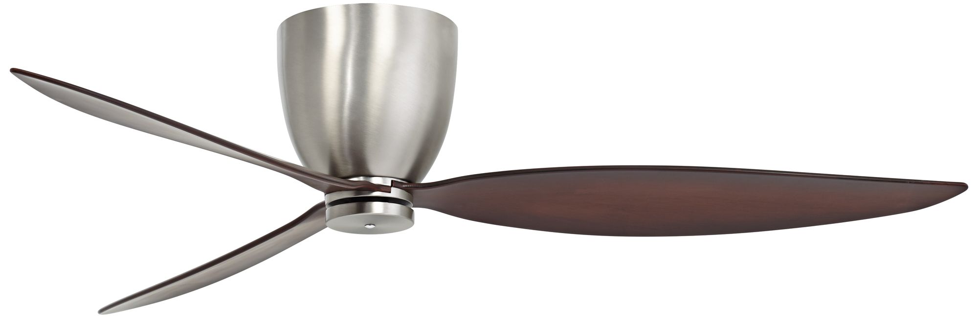 52" Casa Orbitor Brushed Nickel Hugger Ceiling Fan Y2623 Lamps Plus