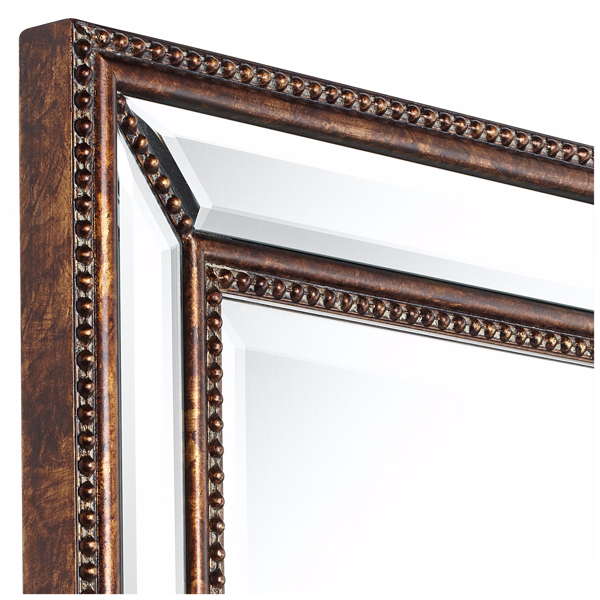 30 X 40 Wall Mirror Uttermost Palais Beaded 30" x 40" Bronze Wall Mirror Y6594 Lamps Plus