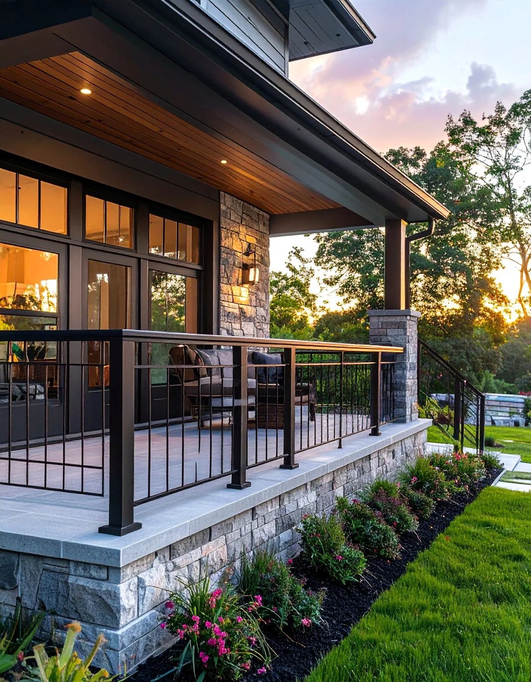 Front Porch Railing Enhance Safety And Style For Your Entryway