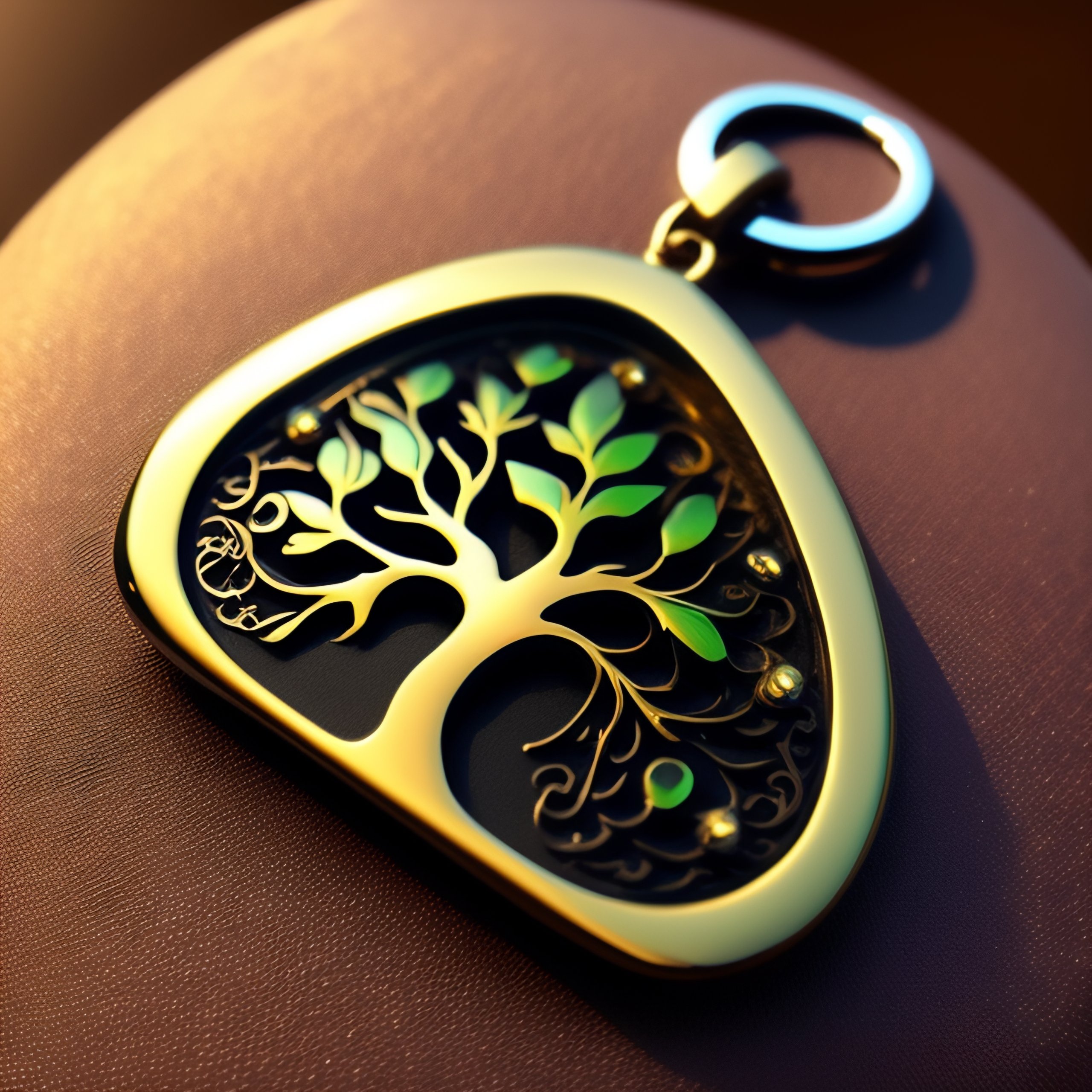 Lexica Keychain project, metal, modern, looks expensive, detailed inside, expensive gift, home