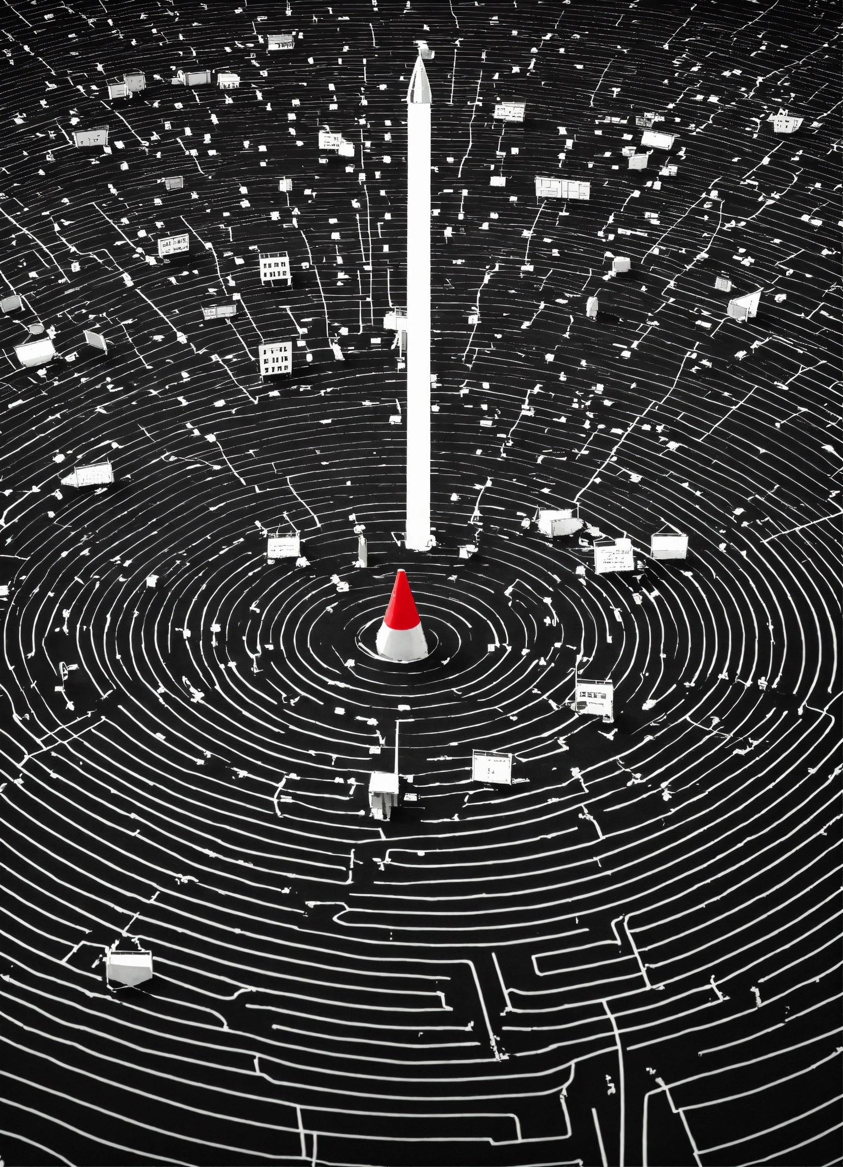 Lexica Map or paths that conveys the idea of strategic choices and