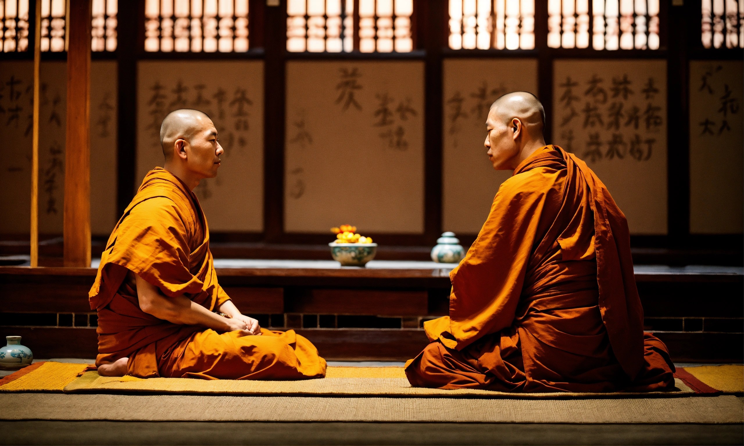 Lexica Zen monks in monastery
