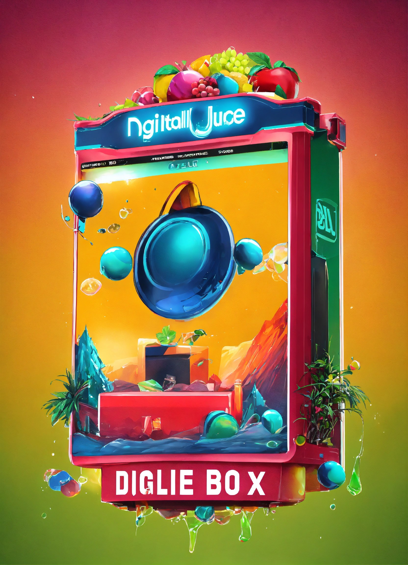 Lexica I need a logo for my company call digital juice box