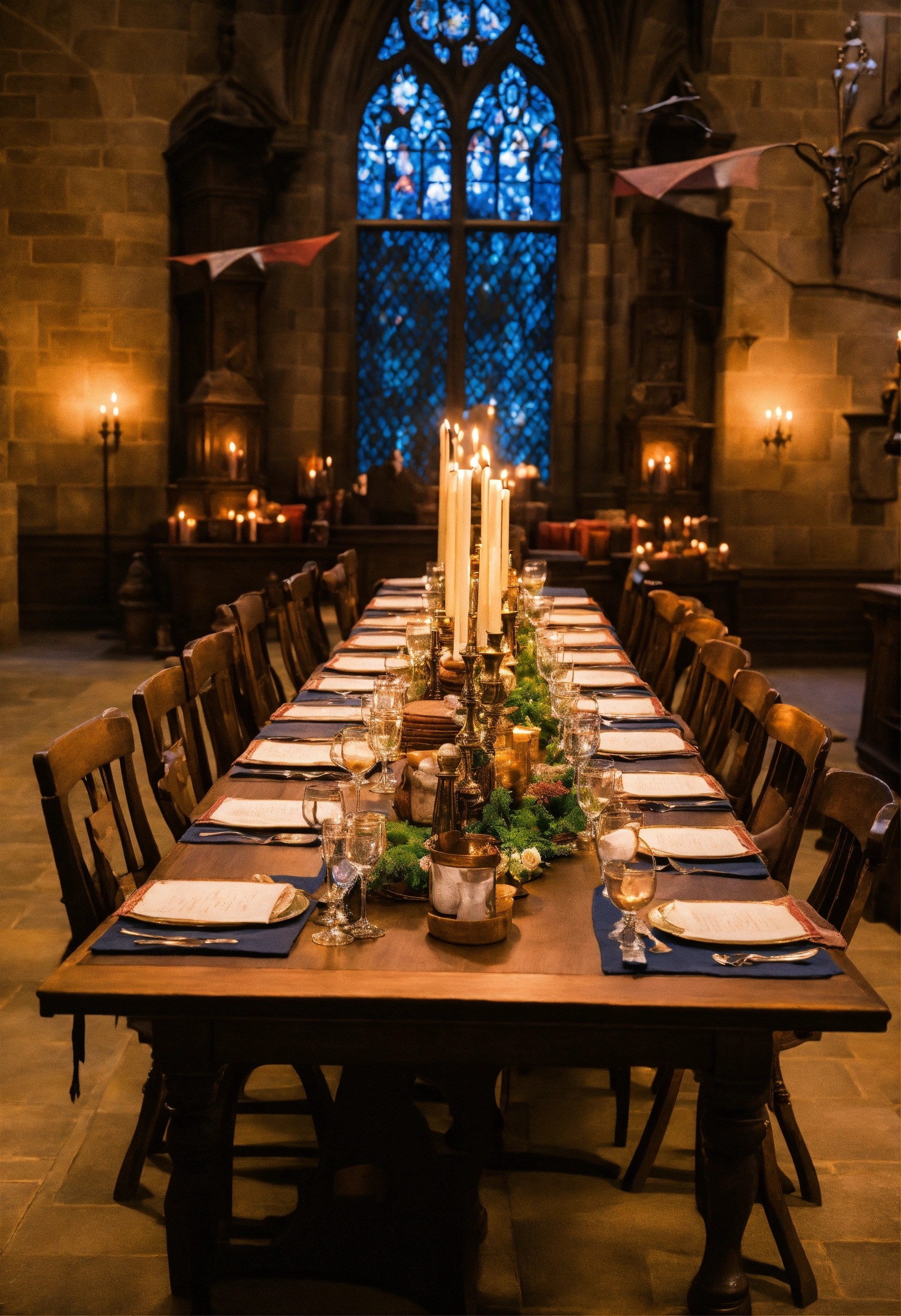 Lexica Hogwarts table with dessetrs