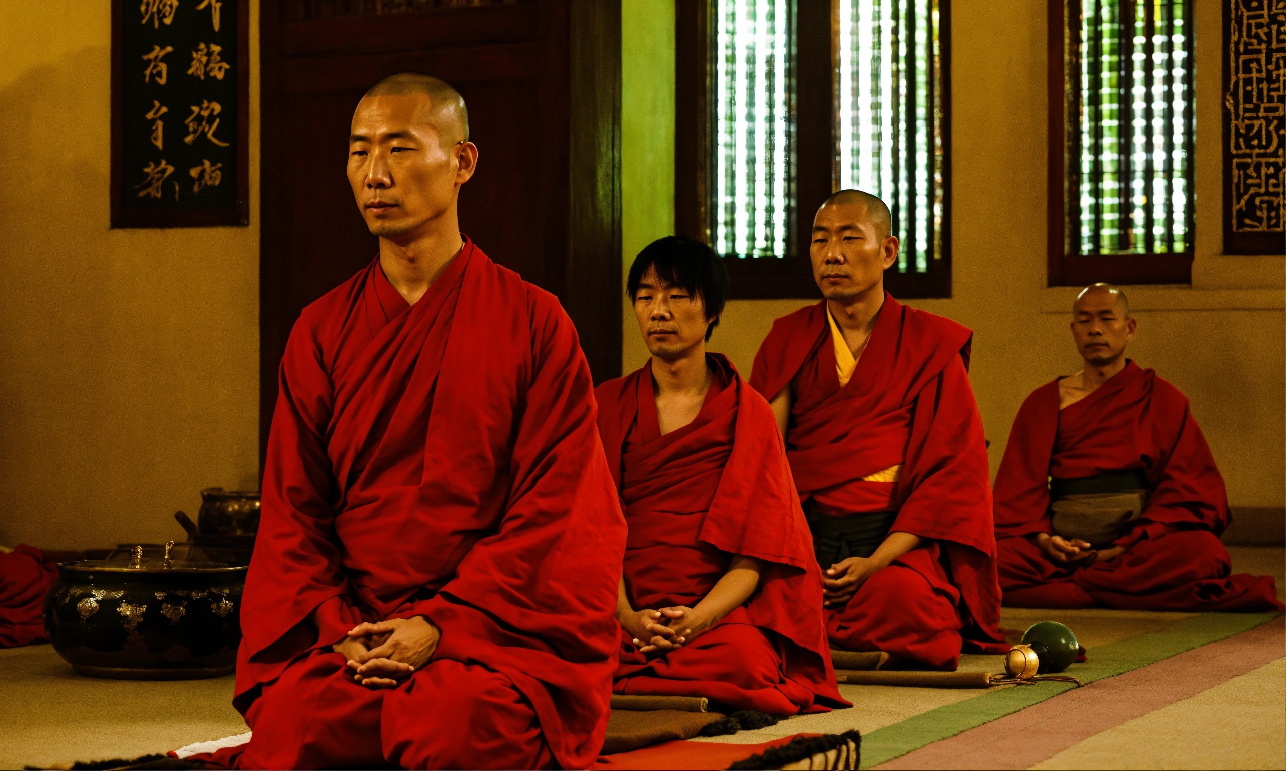 Lexica Zen monks in monastery
