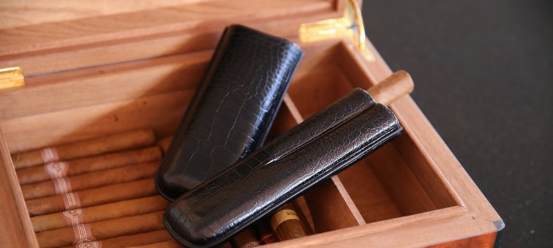 Leather Cigar Cases