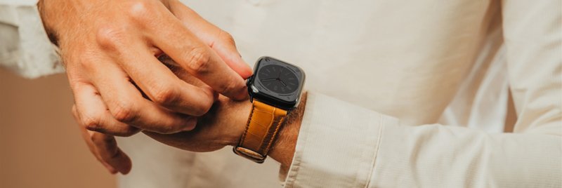45mm Leather Apple Watch Bands