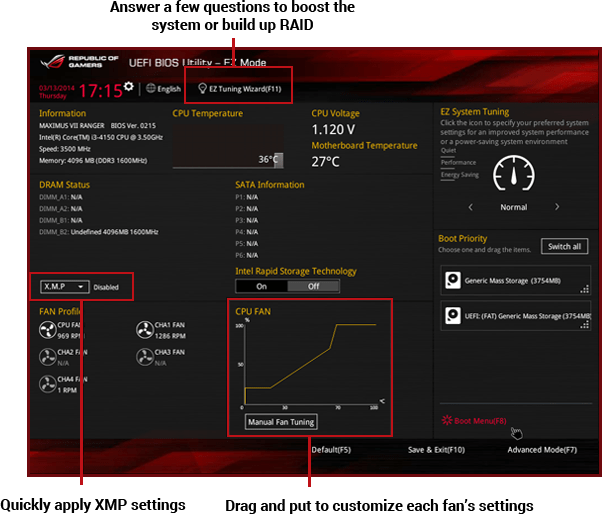 Asus ROG MAXIMUS VII RANGER Gaming MB Intel Z97 So.1150 Dual Channel