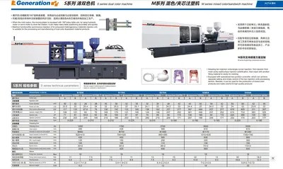 Various Styles Plastic Injection Machine Horizontal Dual-Color