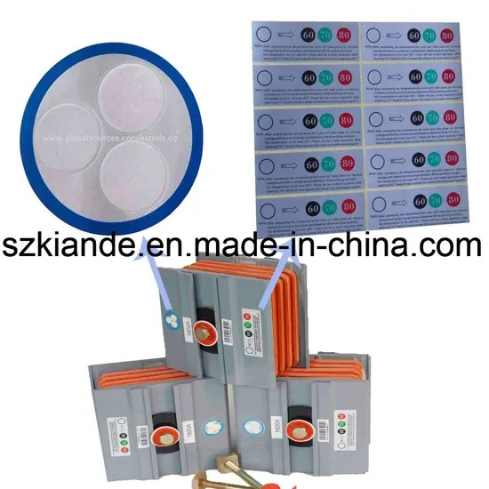 China Busbar Accessory Temperature Monitoring Sticker on Busbar Joint