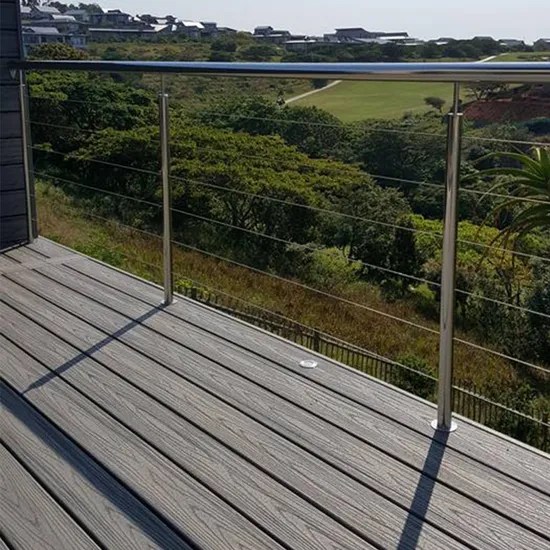 China Wire Rope Railing Balustrade with Stainless Steel Wire Ropes
