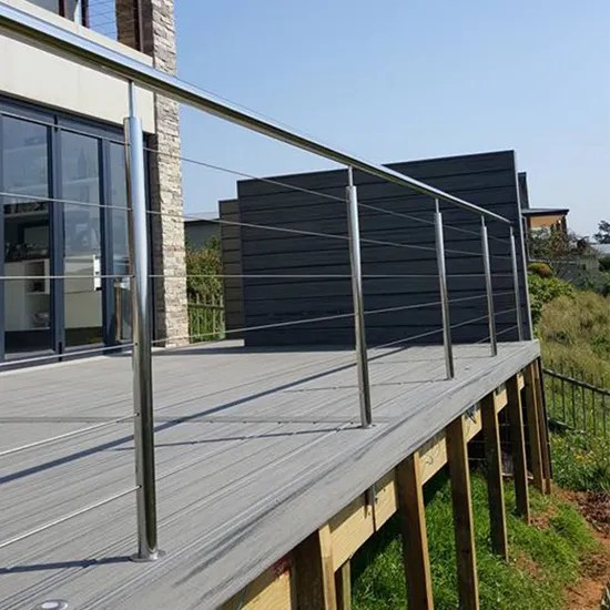 China Wire Rope Railing Balustrade with Stainless Steel Wire Ropes